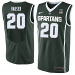 Men Joey Hauser Michigan State Spartans #20 Nike NCAA Green Authentic College Stitched Basketball Jersey TR50U23LZ